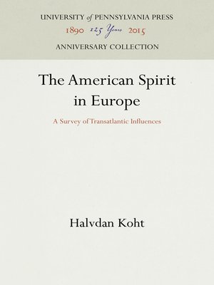 cover image of The American Spirit in Europe